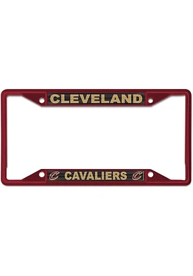 Cleveland Cavaliers Color Metal License Plate Frame - Red