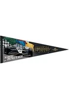 Indianapolis 12X30 PREMIUM Pennant - Black