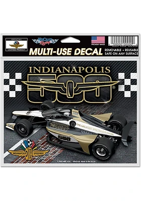 Indianapolis MULTI USE 5.75X5.5 Auto Decal - Black