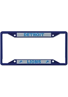 Detroit Lions Color Metal License Plate Frame - Blue