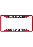 Detroit Red Wings Color Metal License Plate Frame - Red