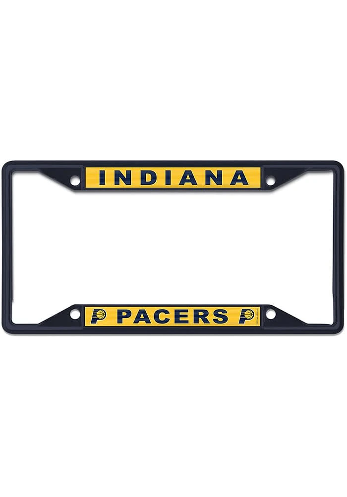Indiana Pacers Color Metal License Plate Frame - Navy Blue