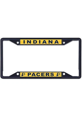 Indiana Pacers Color Metal License Plate Frame - Navy Blue