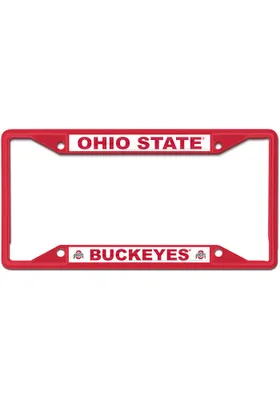 Ohio State Buckeyes Color Metal License Frame