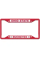 Ohio State Buckeyes Color Metal License Frame