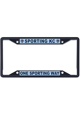 Sporting Kansas City Color Metal License Frame