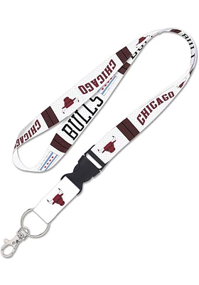 Chicago Bulls 1 Inch Detachable Buckle Lanyard