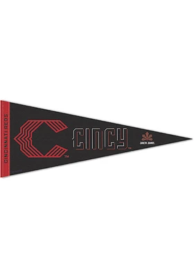 Cincinnati Reds City Connect 12x30 Pennant