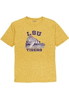 LSU Tigers Gold Tiger Stadium Short Sleeve T Shirt