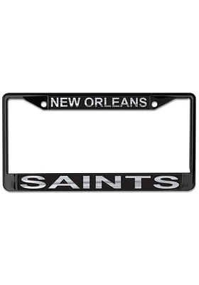 New Orleans Saints Black License Frame
