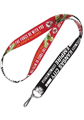 Kansas City Chiefs Star Wars Lanyard - Red