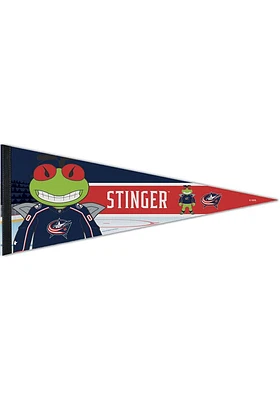 Columbus Blue Jackets 12x30 Mascot Pennant