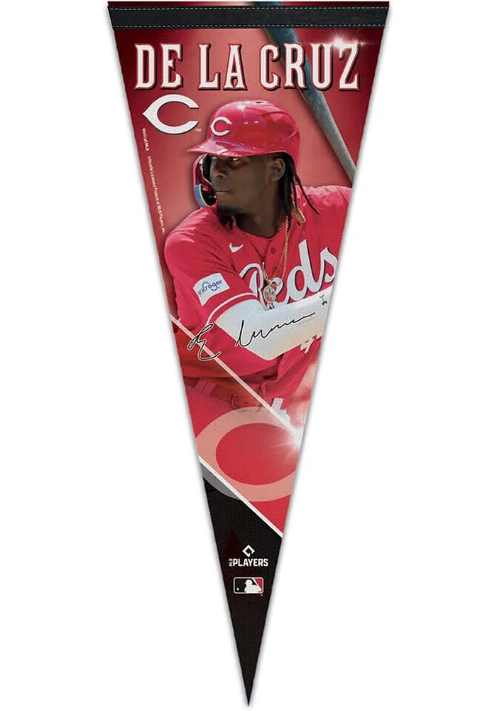 Cincinnati Reds Elly De La Cruz 12x30 Player Pennant