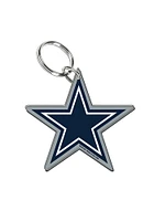 Dallas Cowboys Acrylic Keychain - Navy Blue