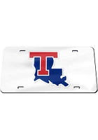 Louisiana Tech Bulldogs Blue Acrylic Car Accessory License Plate