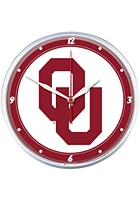 Oklahoma Sooners 12.75in Round Wall Clock