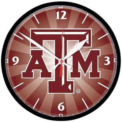 Texas A&M Aggies Round Wall Clock