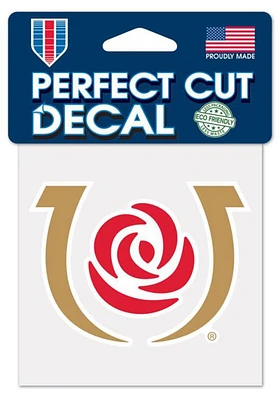 Kentucky Derby Kentucky Derby 4x4 Rose Auto Decal - Brown