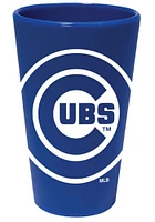 Chicago Cubs Blue Silicone Pint Glass - Blue