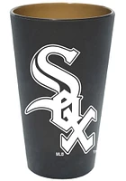 Chicago White Sox Black Silicone Pint Glass - Black
