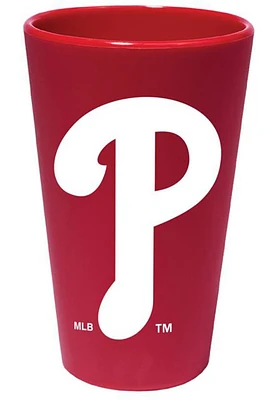 Philadelphia Phillies Red Silicone Pint Glass - Red