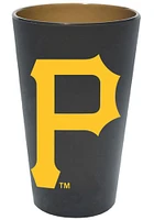 Pittsburgh Pirates Black Silicone Pint Glass - Black