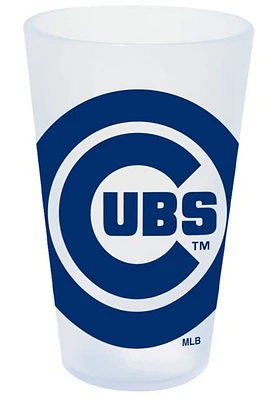 Chicago Cubs White Silicone Pint Glass - White