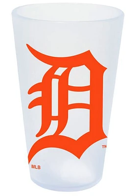 Detroit Tigers White Silicone Pint Glass - White