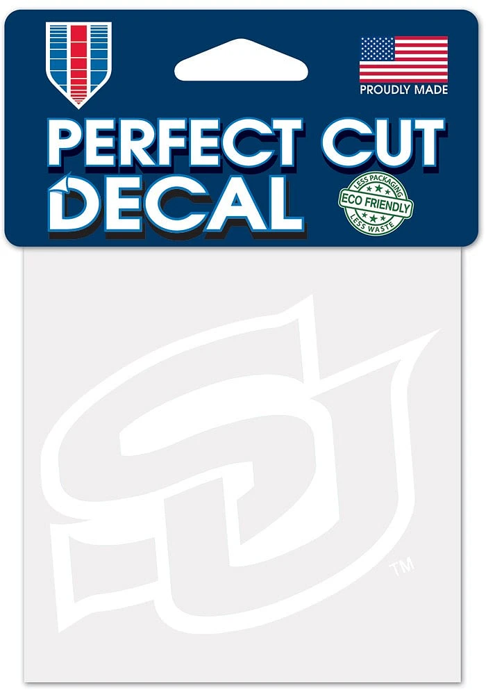 Southern University Jaguars 4x4 Auto Decal - White
