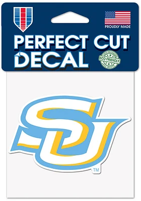 Southern University Jaguars 4x4 Design Auto Decal - Blue