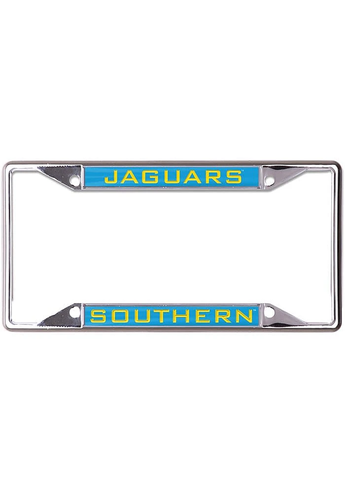 Southern University Jaguars Metallic License Frame