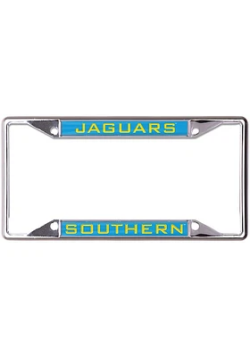 Southern University Jaguars Metallic License Frame