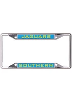 Southern University Jaguars Metallic License Frame