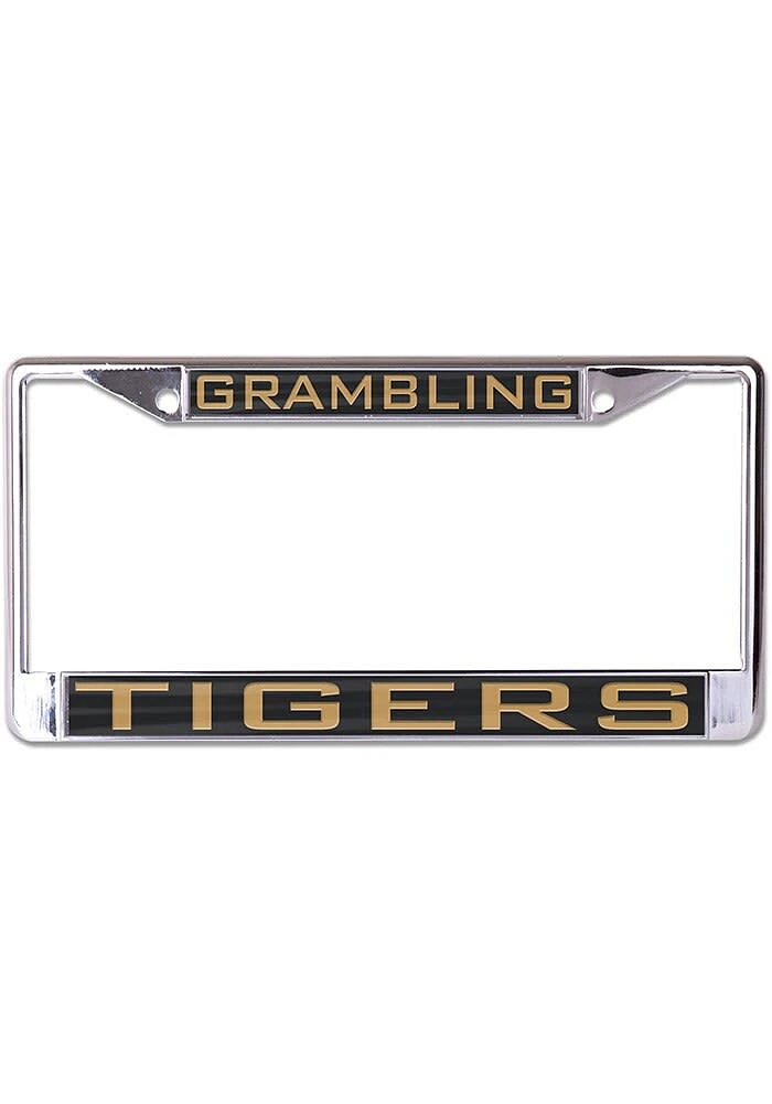 Grambling State Tigers Printed License Plate Frame - Black