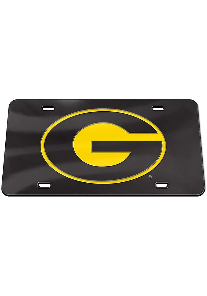 Grambling State Tigers Black Acrylic Car Accessory License Plate