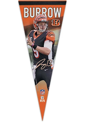 Cincinnati Bengals Joe Burrow Premium Player Pennant