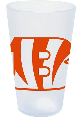 Cincinnati Bengals White Silicone Pint Glass - White