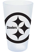 Pittsburgh Steelers White Silicone Pint Glass - White