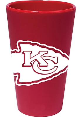 Kansas City Chiefs Red Silicone Pint Glass - Red