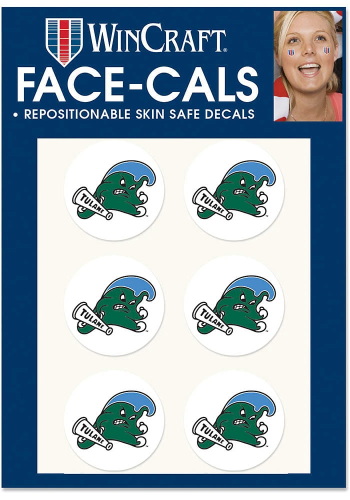 Tulane Green Wave 6pk Tattoo