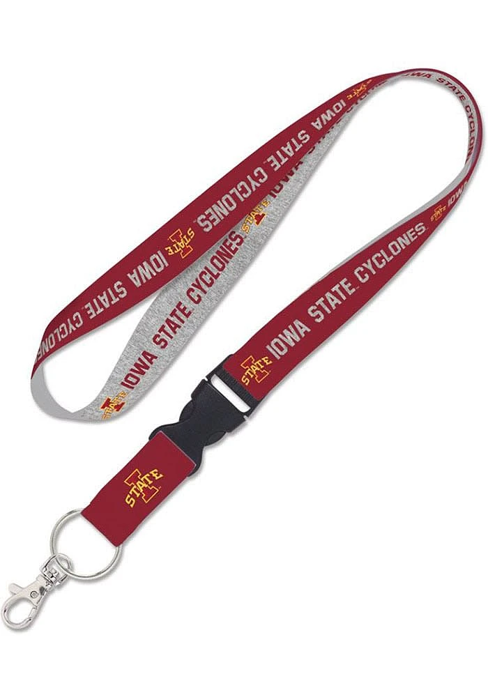 Iowa State Cyclones Heathered Lanyard - Red