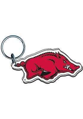 Arkansas Razorbacks Acrylic Keychain - Red