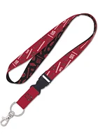 Arkansas Razorbacks Scatteredprint Lanyard - Red