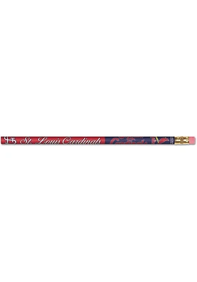 St Louis Cardinals 6 Pack Pencil