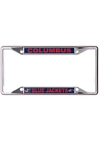 Columbus Blue Jackets Chrome License Frame