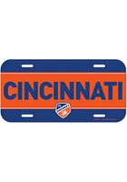 FC Cincinnati Plastic Car Accessory License Plate