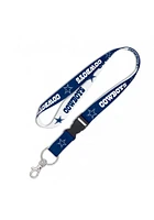 Dallas Cowboys 2 Color Buckle Lanyard - Navy Blue