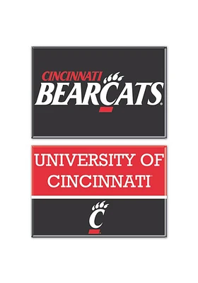 Cincinnati Bearcats 2 pack 2 x 3 rectangle Magnet