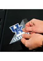 Kentucky Wildcats Perfect Cut Set of 2 Slogan Auto Decal - Blue