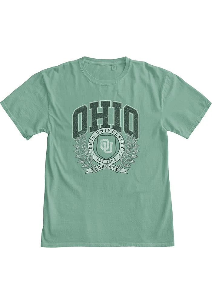 Ohio Bobcats Green Seal Short Sleeve Fashion T Shirt